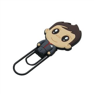 Roztomilá 2D kreslená papírová sponka z měkkého PVC