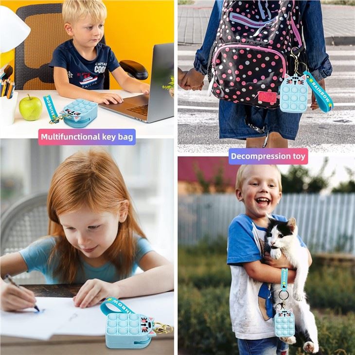 Silicone Coin Purse Keychain